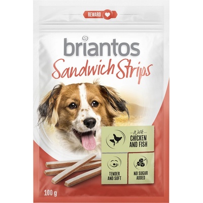 Briantos Sandwich Strips pre psov 2 x 100 g