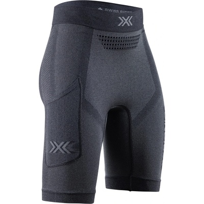 X-Bionic Дамски шорти за бягане X-Bionic Women's Xceed Run Short Tights Running shorts - X Black / Rhino Grey (112-3520-0214)