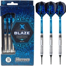 Sada soft šipek Harrows Blaze B 18g, Inox