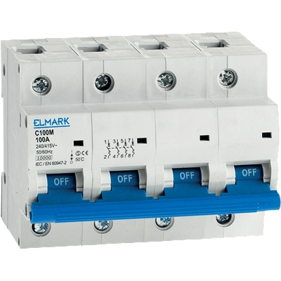 АВТОМАТИЧЕН ПРЕДПАЗИТЕЛ c100m 100a 4p 10ka КРИbА b (41492)