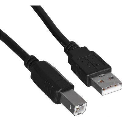 Lanberg CA-USBA-10CC-0018-BK USB-B, 1,8m, černý