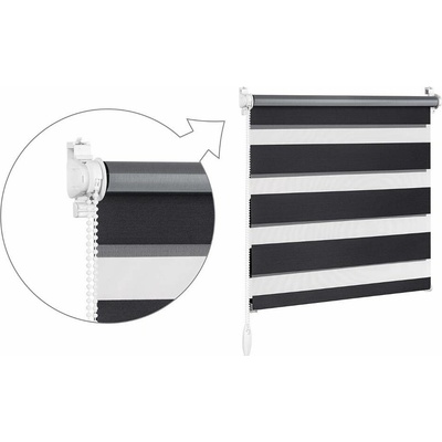 Zebra-shop Den a noc Mini Chic Černá DN 6008 150 x 122 cm Šedá