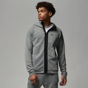 Air Jordan Суичър Air Jordan Dri-FIT Sport Air Fleece Full-Zip Hoodie Men's - Grey/Black