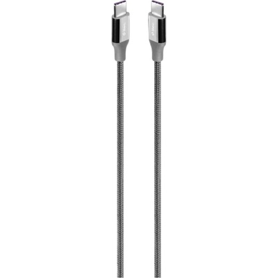 Кабел ttec - Data, USB-C/USB-C, 0.3 m, сив (8694470827919)