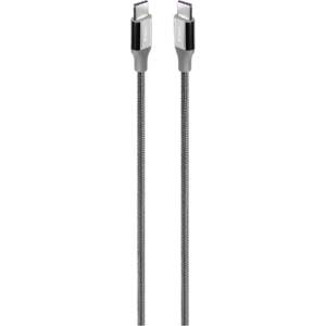 Ttec Кабел ttec - Data, USB-C/USB-C, 0.3 m, сив (8694470827919)