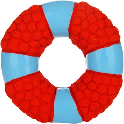 Reedog ring red latexová pískací hračka 11 cm