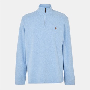 Ralph Lauren Поларена блуза Polo Ralph Lauren Estate Fleece Quarter Zip Sweater - Isle Heather