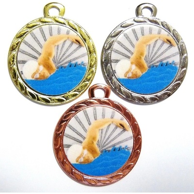 Plavání medaile DI3206-K008 – Zboží Dáma