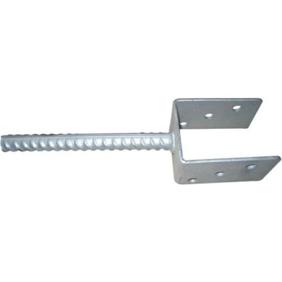 PATKA SLOUPKU U 70X60X100MM TL. 4MM TRN 18X200MM ZN LEVIOR