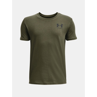 Under Armour UA B Sportstyle Left Chest SS Тениска детски Under Armour | Zelen | Момчешки | 128