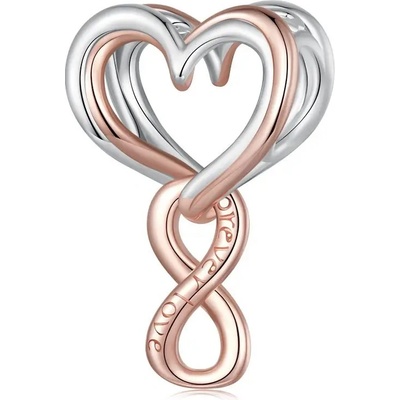 P&J Jewellery Stříbrný visací přívěsek Věčná náklonnost SB111