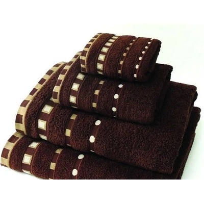 Yana Ručníky a osušky Mishel Hnědá 30x50 cm