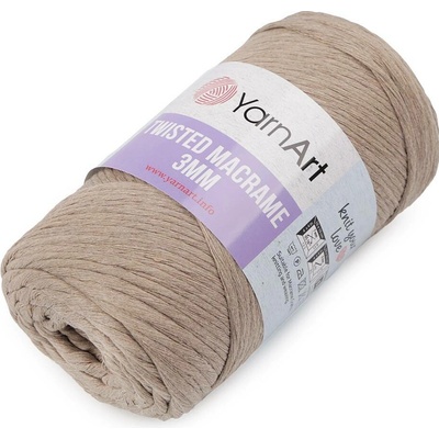 Pletací příze Twisted Macrame 250 g rozčesávací Varianta: 2 (768) béžová, Balení: 1 ks 50207/122897/233402