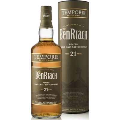 BenRiach Peated 21y 46% 0,7 l (tuba)