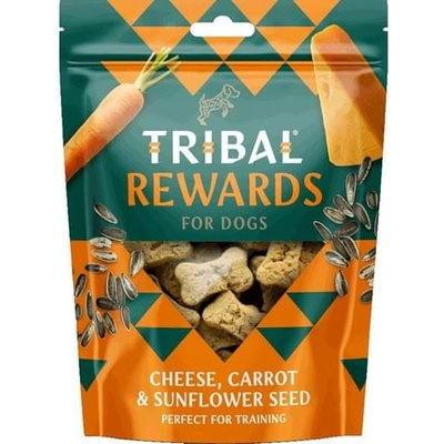 Tribal Rewards Cheese & Carrot & Sunflower Seed maškrta pre psov 125 g