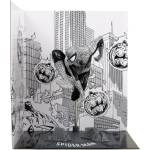 McFarlane Toys Фигурка FMarvel Spider-Man (Line Art) 1: 10th Scale Collectible with Scene (Spider-Man #6) Gold Label (14829) - privantex