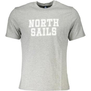 North sails Мъжка тениска с къс ръкав north sails, Цвят Сив (902834000_gr0926)