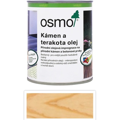 OSMO olej na kameň a terakotu 0,75 l Bezfarebný 620
