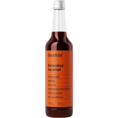 Sirupárna Domácí Kořeněný Karamel Sirup 0,5 l