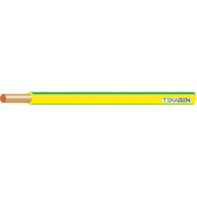Tekaben H07V-U 2,5 mm² žluto-zelený 10 m