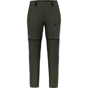 Salewa Дамски панталон със свалящи крачоли Salewa Women's Puez Hemp DST 2/1 Pant Zip-off trousers - Dark Olive - размер 42 (EU) (110-1345-0116)