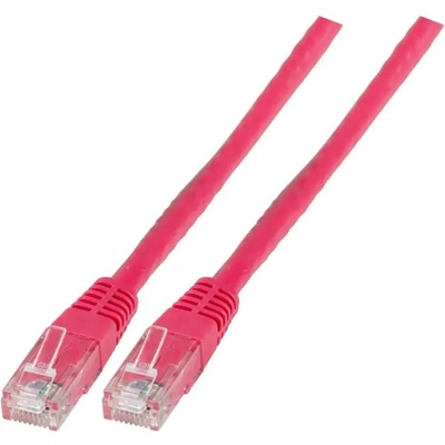 EFB Elektronik Пач корда категория 6 RJ45, неекранирана U-UTP, PVC, CCA, розова & mdash; 1 метър (K8100MA.1)