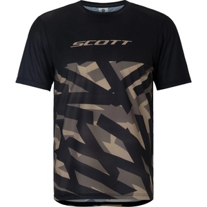 Scott Мъжка фланелка с къс ръкав за колоездене Scott Tee Vertic Lt S/S Cycling jersey - Black - размер M (056-4080-0112)