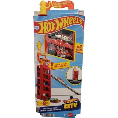 Hot Wheels City Mini Hasičárna Speed and Go