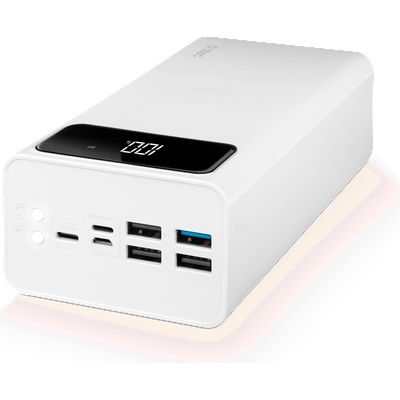 Ttec Външна батерия ttec ReCharger Mega, PD 50.000 mAh, Powerbank, бял