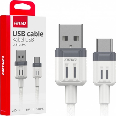 FullLINK AMIO-03906 USB na USB-C 3A, 200cm