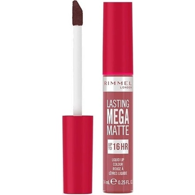 Rimmel Lasting Mega Matte ľahký tekutý matný rúž 16h Rose & Shine 7,4 ml
