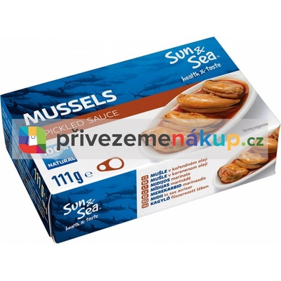 Sun & Sea Mušle v kořeněném oleji 111 g