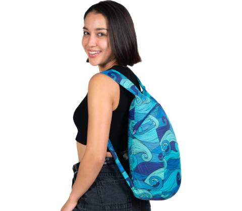 Nanobag Daypack Blue Waves 16 l