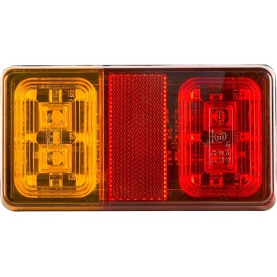 Zadní LED svítilna na přívěsný vozík L+P 12/24V 16LED s kabelem | Zboží Auto
