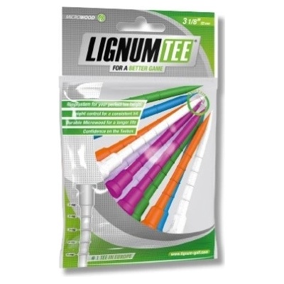 Lignum Tee 82 mm 12 ks - mix barev – Zboží Dáma