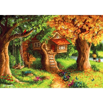 Image 1 of Enjoy - Puzzle Tree House - 1 000 piese