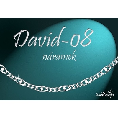 Gold Design David 08 stříbřený GD989