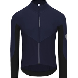 Q36.5 Мъжка фланелка с дълъг ръкав за колоездене Q36.5 Dottore Hybrid Que L/S Jersey Cycling jersey - Nautica Blue - размер M (056-4320-0112)