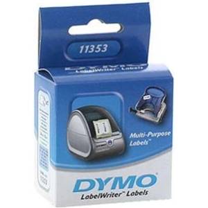 DYMO 11353, S0722530, 13mm x 25mm, бели многофункционални хартиени етикети (11353)