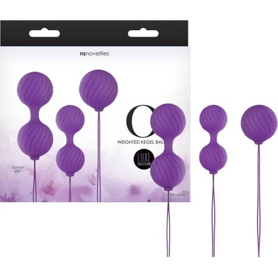 Вагинални кегел топчета, комплект - Luxe - O' Kegel Balls Purple (NSTOYS0690)