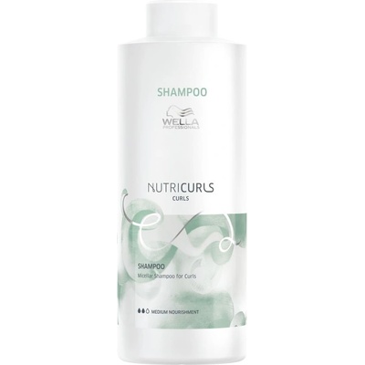 Wella Nutricurls Waves & Curls Micellar Shampoo 1l
