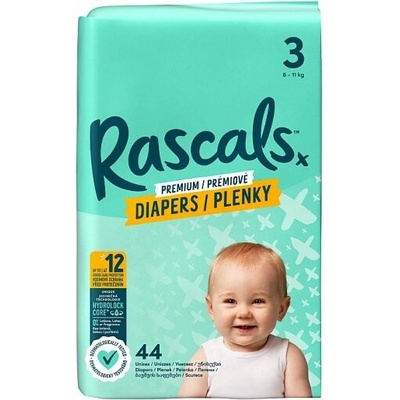 Rascals Prémiové 3 6 - 11 kg 44 ks