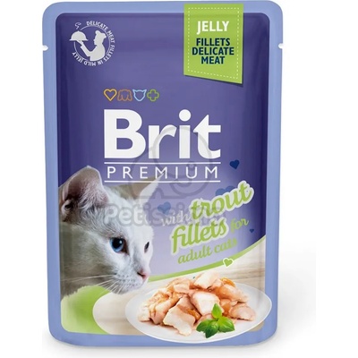 Brit Premium Cat Jelly - Trout Fillets 24 x 85 г