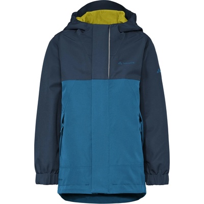 VAUDE Детско водоустойчиво яке Vaude Kid's Caprea Rain Jacket Waterproof jacket - Shore Blue - размер 110/116 (EU) (703-6898-0214)