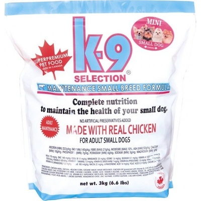 K-9 Selection Maintenance Adult Small /Medium Breed 1 kg