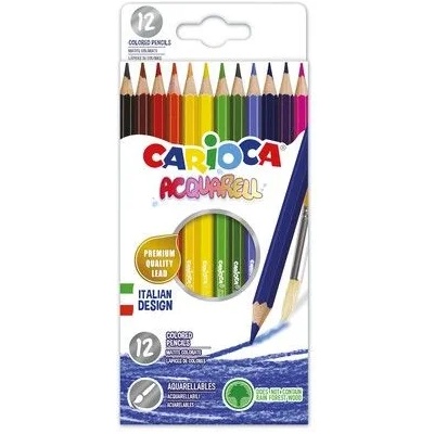 CARIOCA - Цветни акварелни моливи - 12 цвята (42857)