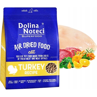Dolina Noteci Superfood Turecko sušené pro kočky 1 kg