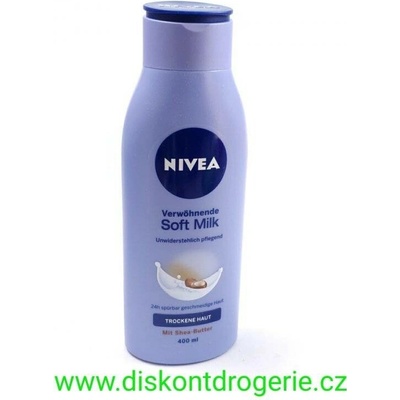 Nivea Soft Milk Shea Butter tělové mléko 400 ml