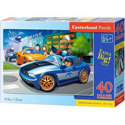 CASTORLAND Policejní honička 40 MAXI dílků