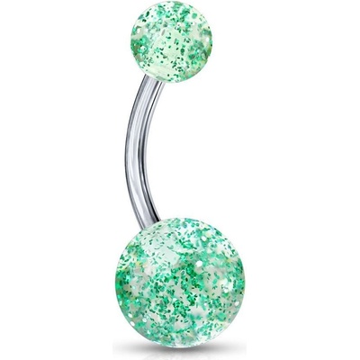 Šperky4U piercing do pupíku titan TIT1005-G
